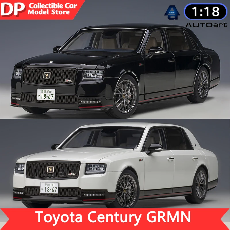 

New AUTOart 1:18 Toyota Century GRMN (Black/Pearl White) Alloy Car Model Premium Collectible Boy Gift, Ship Now