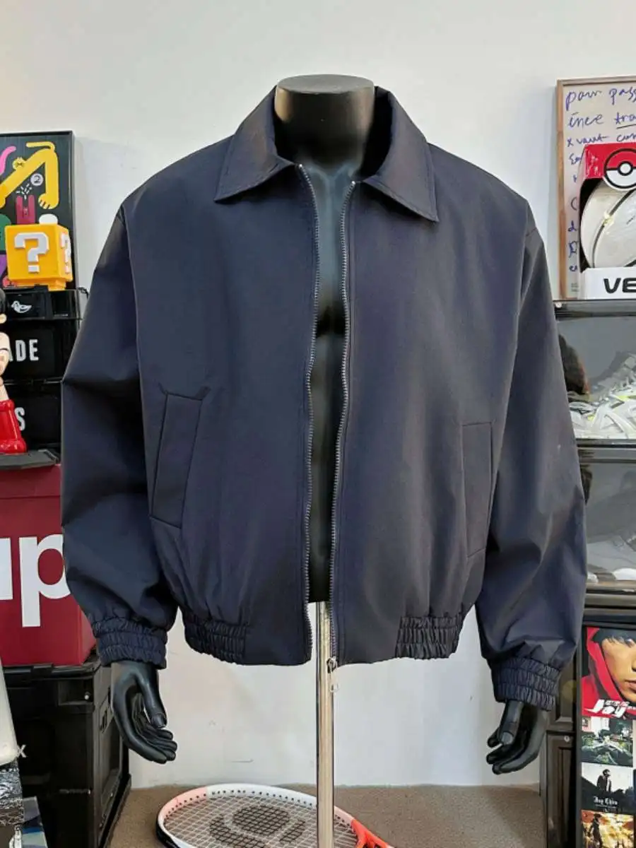 

Fall Faion American Flight Jaet ort Zipper Men's Outerwear Specially Designed Thiened Spring Season Loose Fit Sle