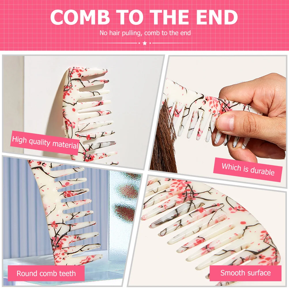 

2 шт., антистатическая расческа для укладки волос, мужская расческа для распутывания зубов, массаж головы, способствующая росту волос, расческа для салона, мужская