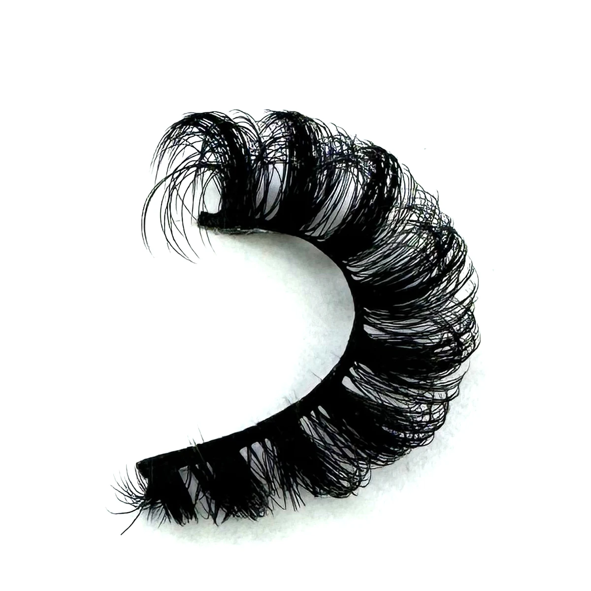 5/7 Paar russische Streifenwimpern, flauschige künstliche Nerzwimpern, Wispy-Wimpern für einen natürlichen Look, dicke, voluminöse künstliche Wimpern, lockige künstliche Wimpern – Detail 6