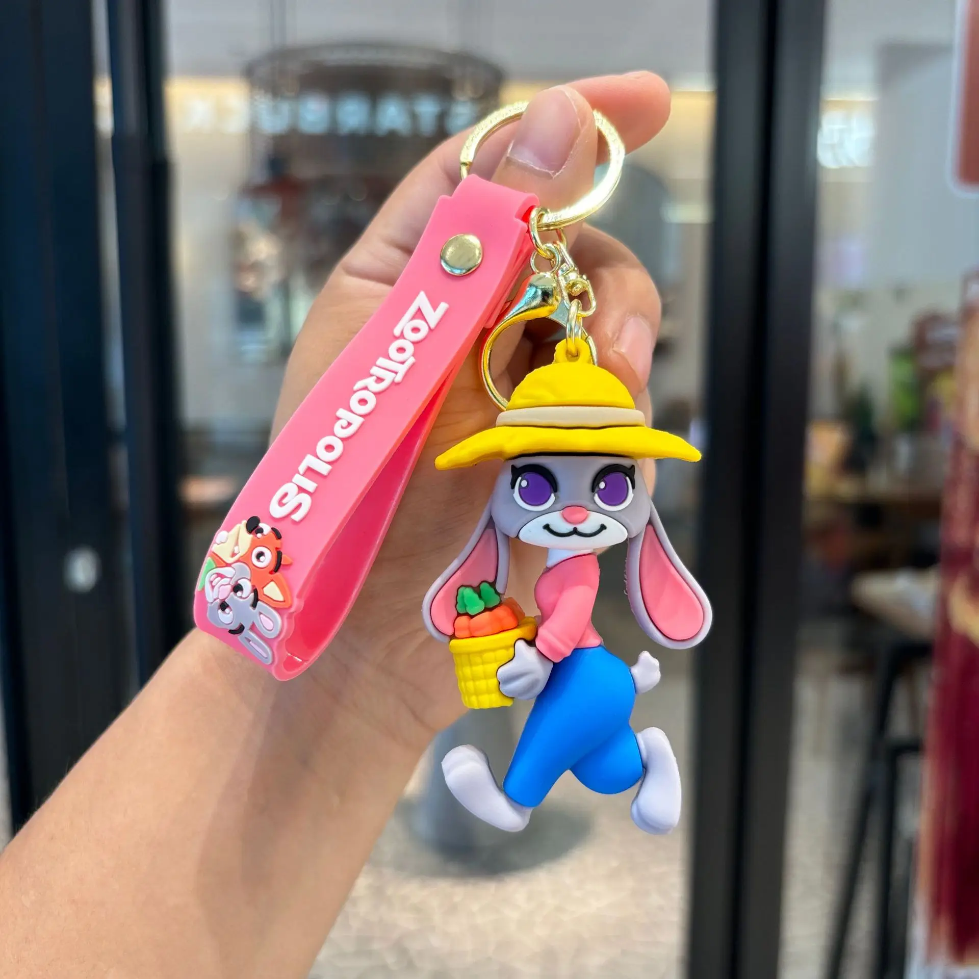 ズートピア 2 キーホルダー かわいいジュディ・ホップス、ニック
