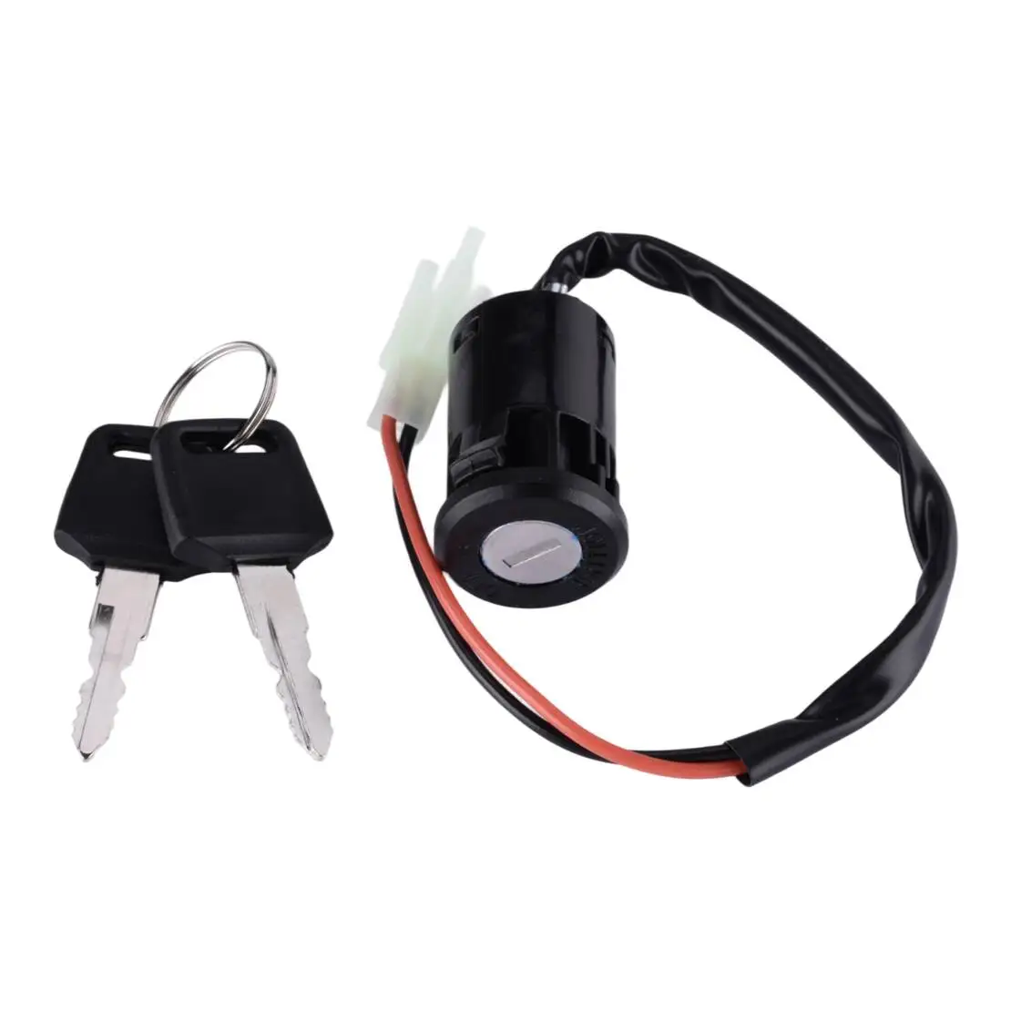 

Motorcycle ATV 2 Wire Electric Door Ignition Switch Lock With 2 Keys Set