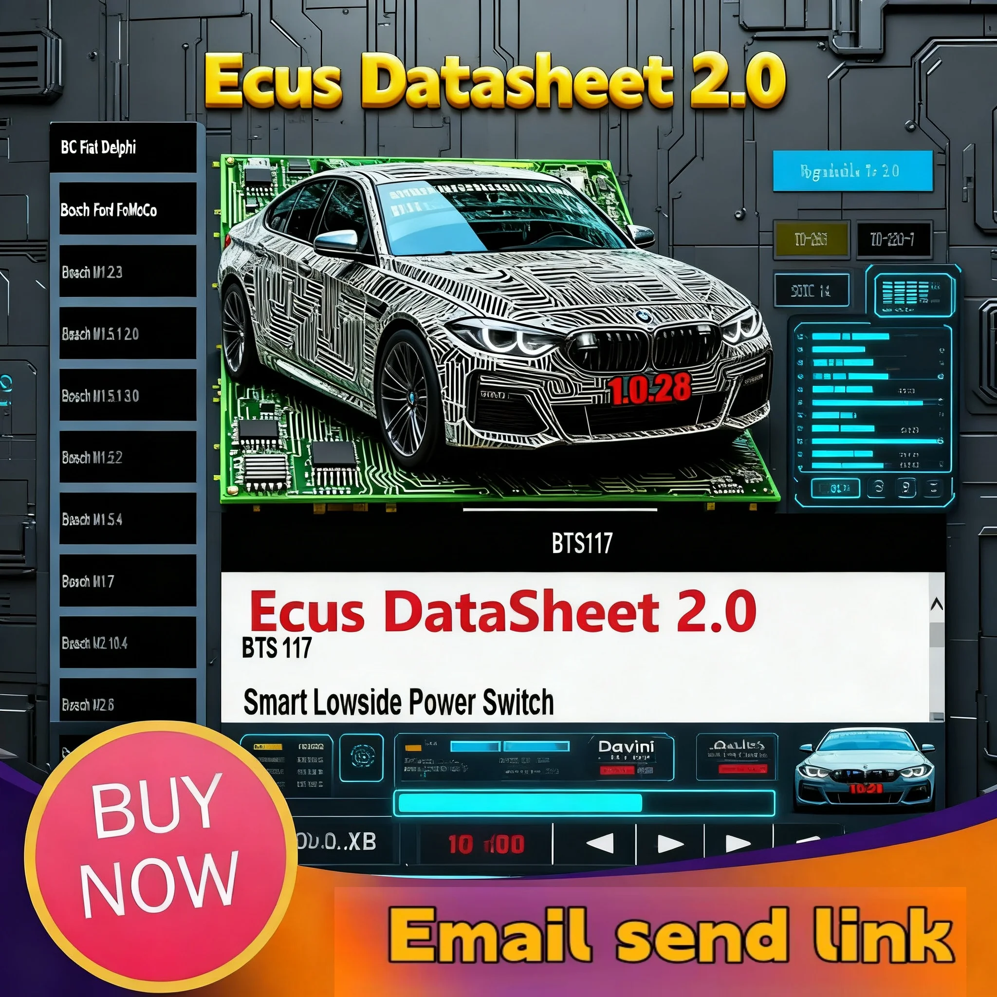 

Davinci 1.0.28 PRO CHIPTUNING REMAPPING DAVINCI REMAP Repair Software Support Win 7/10/11 Davinci 1.0.30 Work on KESS/KTAG