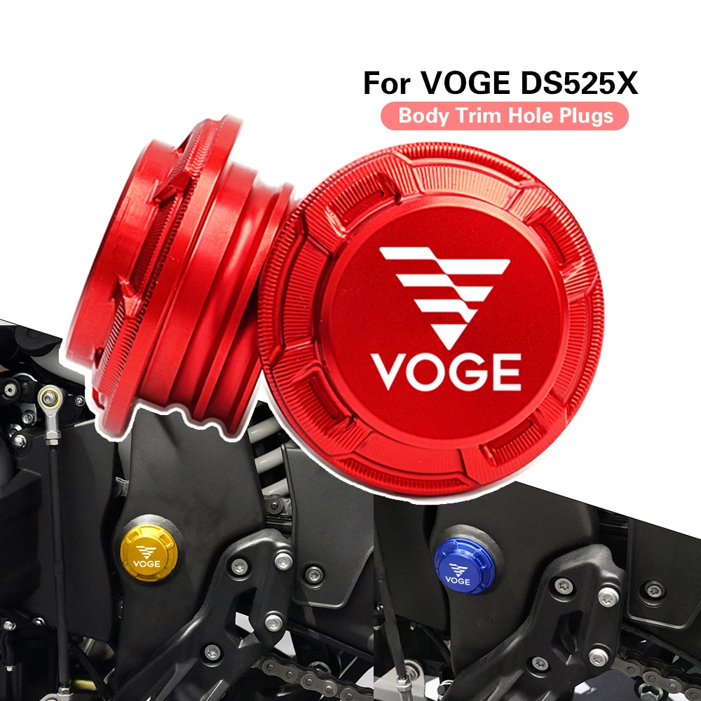 For VOGE DS525X 525DSX 525 DSX DSX525 2023 2024 Motorcycle Accessories CNC Body ModificationDecorative Hole PlugsPlugs