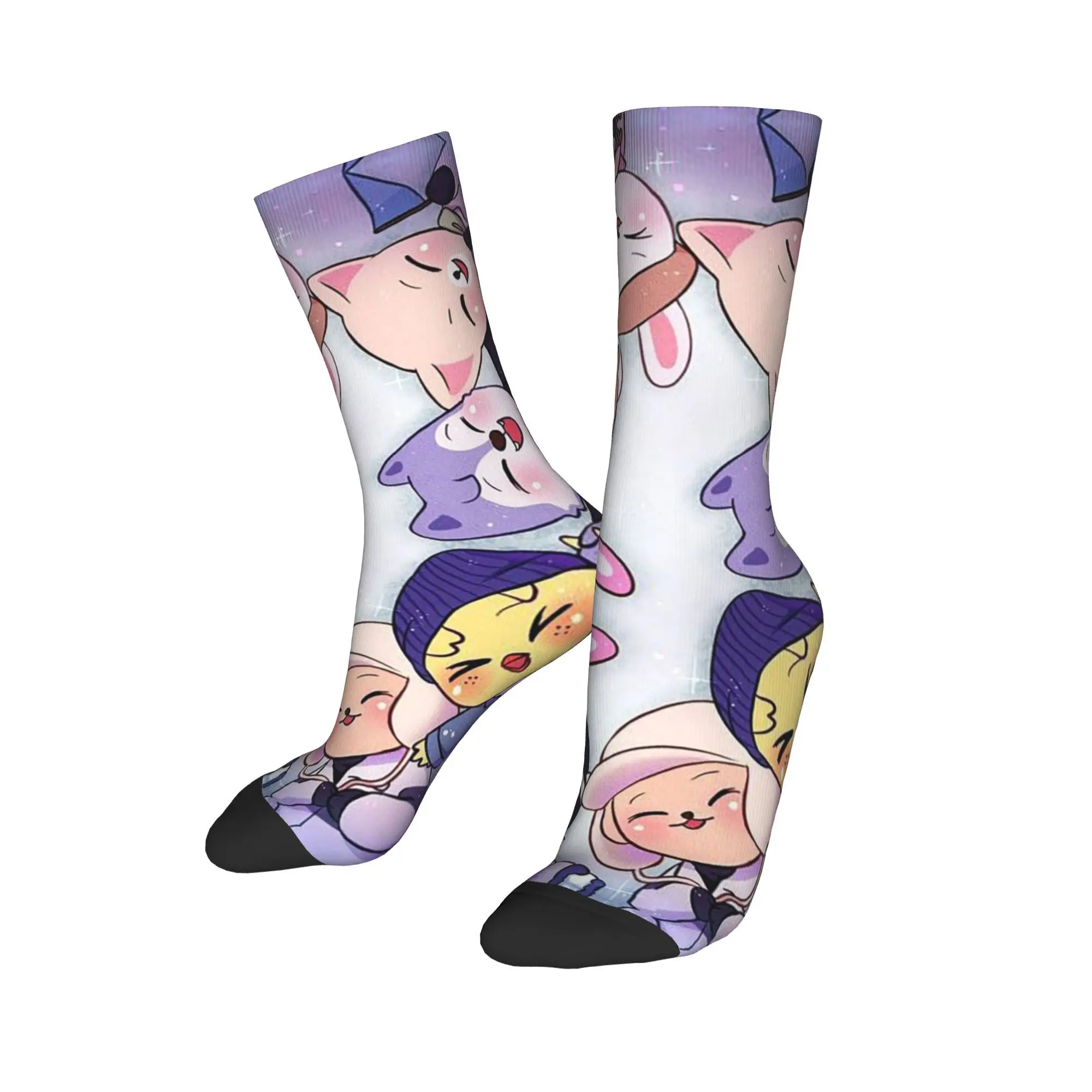 Cartoon Rabbit S-Strays Animal Printing Kids Dress Socks Merch for Sports Wear Cozy Band Logo Dress Socks