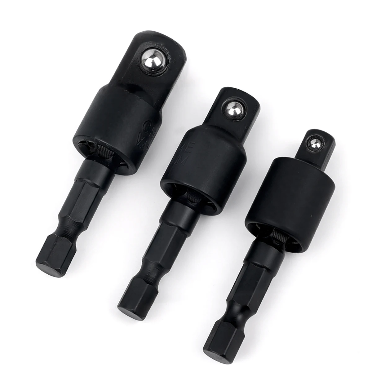 

360°electric Drill Air Screwdriver Sleeve Universal Adapter Hexagonal Handle to Square Head Rotary Adapter Connect Rod Tool