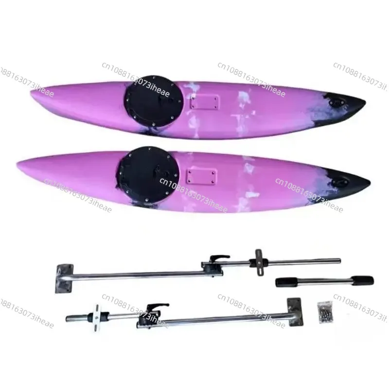 Splicing kayak kayak canoe single luya boat fishing boat balance pontoon