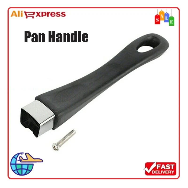 High Quality Brand New Pan Handle Replacement Pan Pot Cookware Pan Pot Handle Bakelite Handle Black Cookware Tool Household