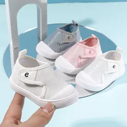 Scarpe da passeggio per bambini scarpe da passeggio per bambini scarpe da bambino in Velcro scarpe da interno per bambini con fondo morbido antiscivolo traspirante in rete Casual