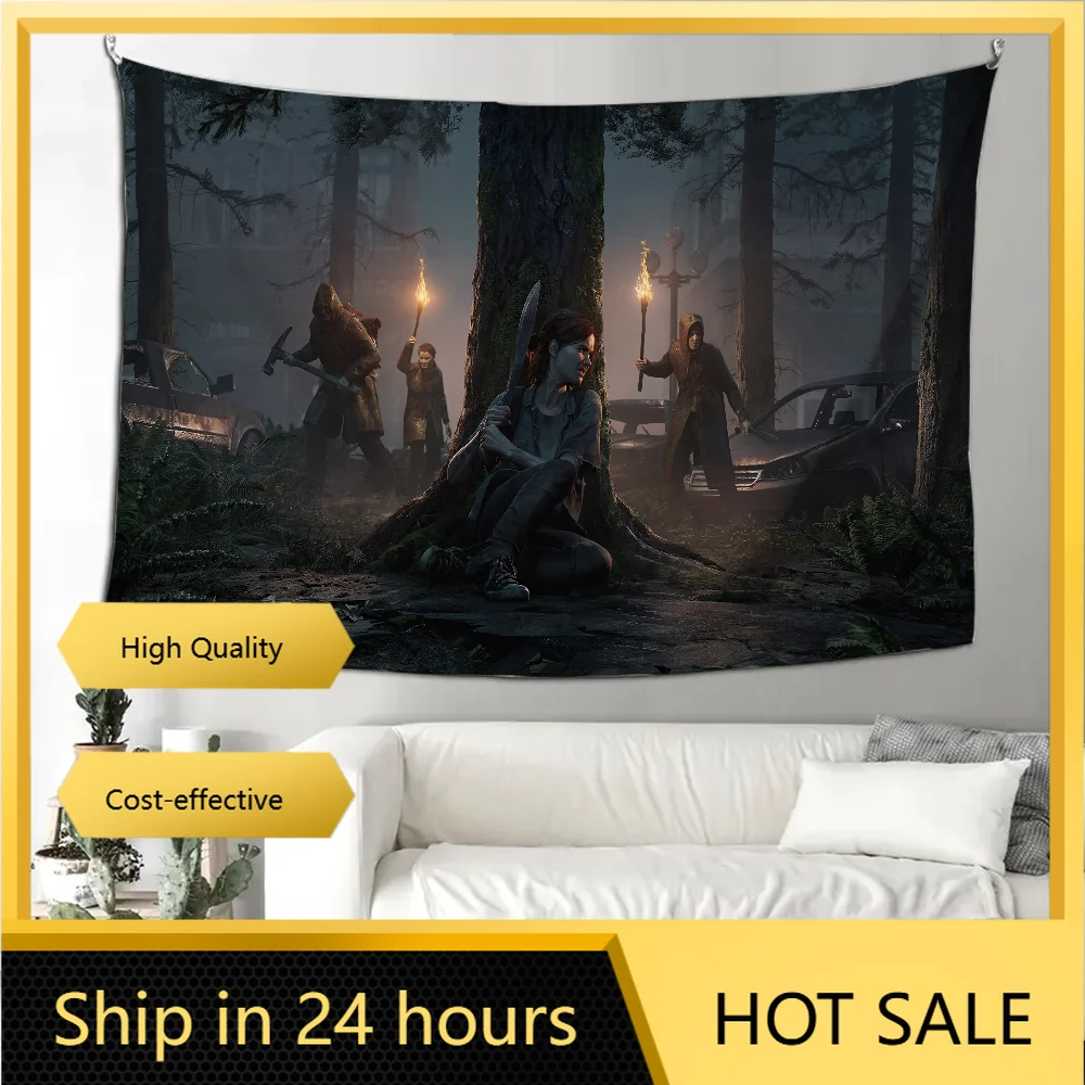 

The Last of us Ellie Tapestry Decoration party Background Hanging Cloth Bedroom Tapestry Room Decor Aesthetic