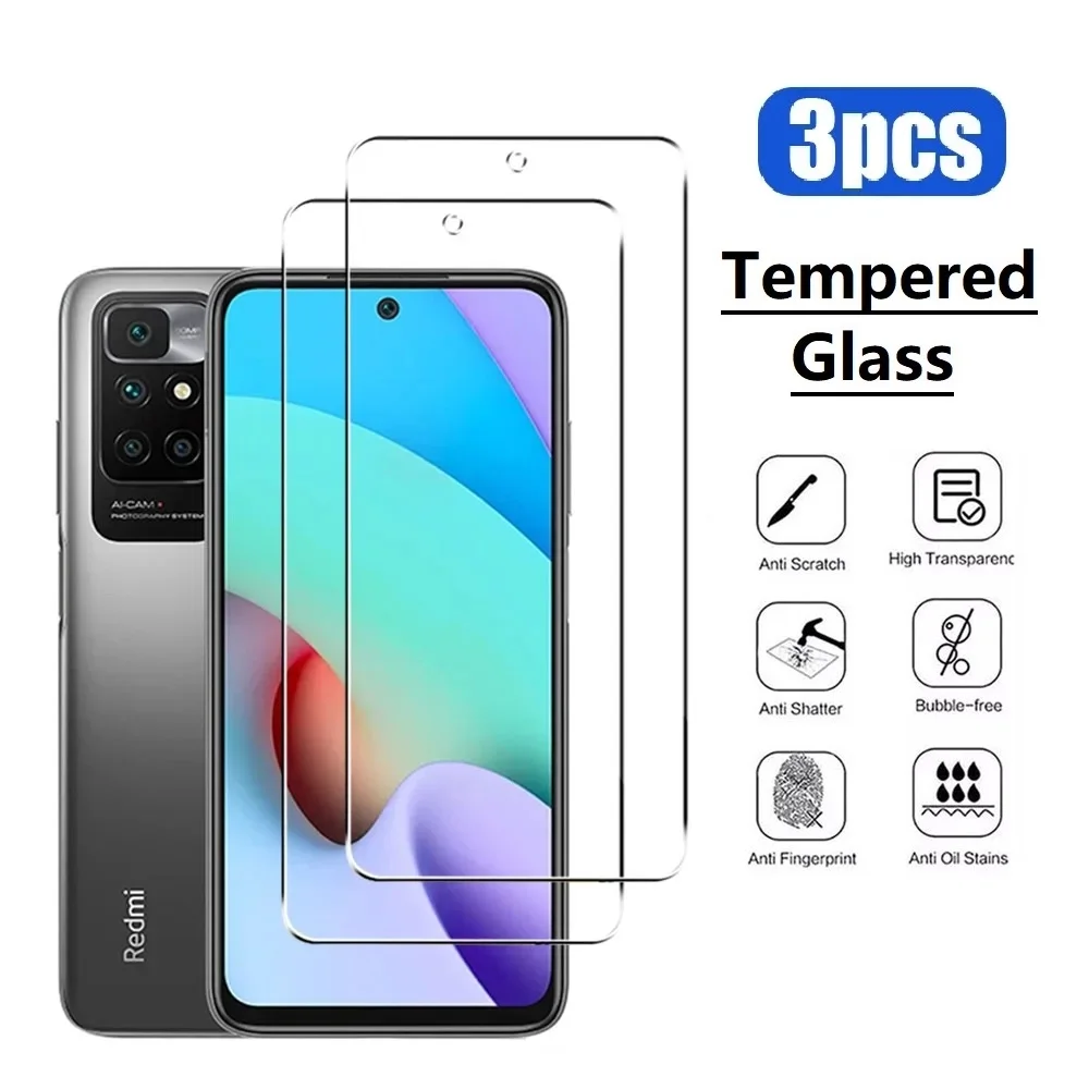 

Защитная пленка для экрана Xiaomi Poco F5 X5 Pro X4 F3 F4 GT X3 Nfc M3 M4 M5S, 3 шт., пленка из закаленного стекла