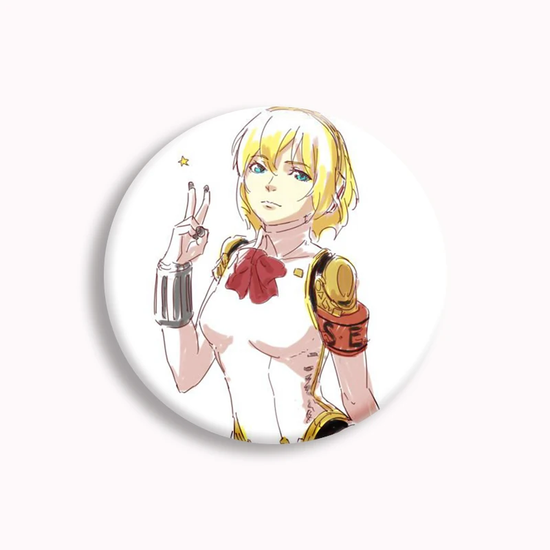 Aegis-Botón de juego Persona 3, Pin P3RE de dibujos animados, broche de personaje P3 creativo, bolso de decoración, regalo para coleccionistas de amigos