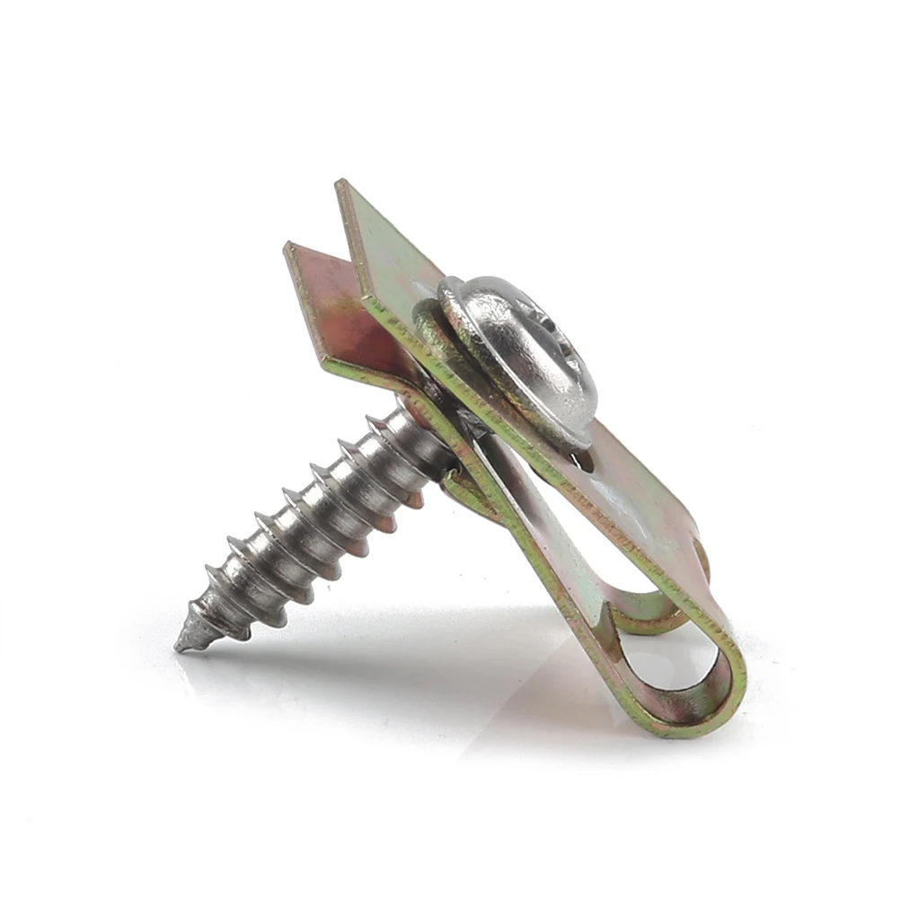 

480 Pcs U-shaped Reed Nut Clips Motorcycle Manganese Steel Fastener Spire Dedicated