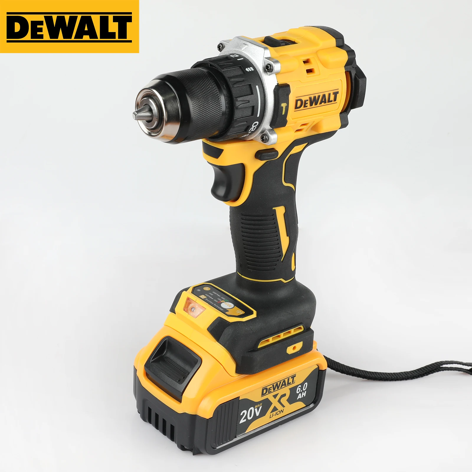 DEWALT DCD805 20Vリチウムイオンバッテリー式ブラシレス電動コンパクトドライバー、ハンドドリル、インパクトドライバー