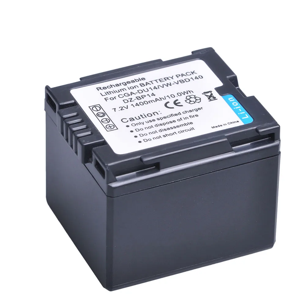 CGA-DU14 Battery for Panasonic NV-GS40, GS44,  NV-GS50, GS55, NV-GS98, NV-GS120, PV-GS19, PV-GS31, PV-GS50, GS90, GS300, GS55