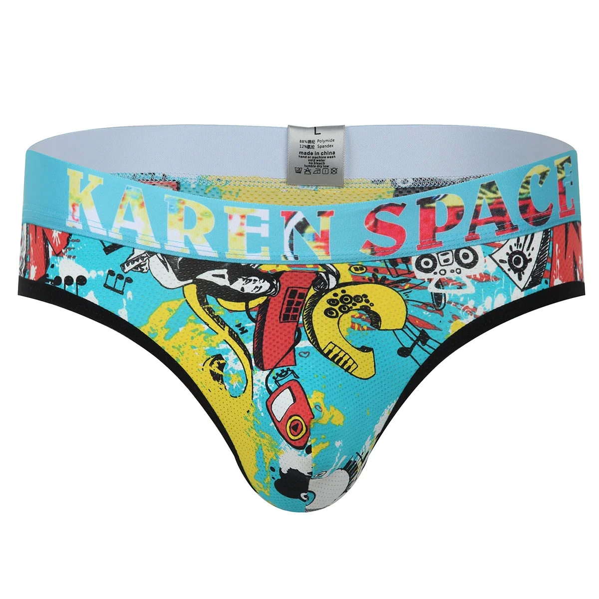 Männer Druck Unterhose Mesh M ~ XXL U Konvexen Mund Sexy Tangas Unterwäsche 1 stücke G-string Suspensorium Atmungsaktiv Bequem