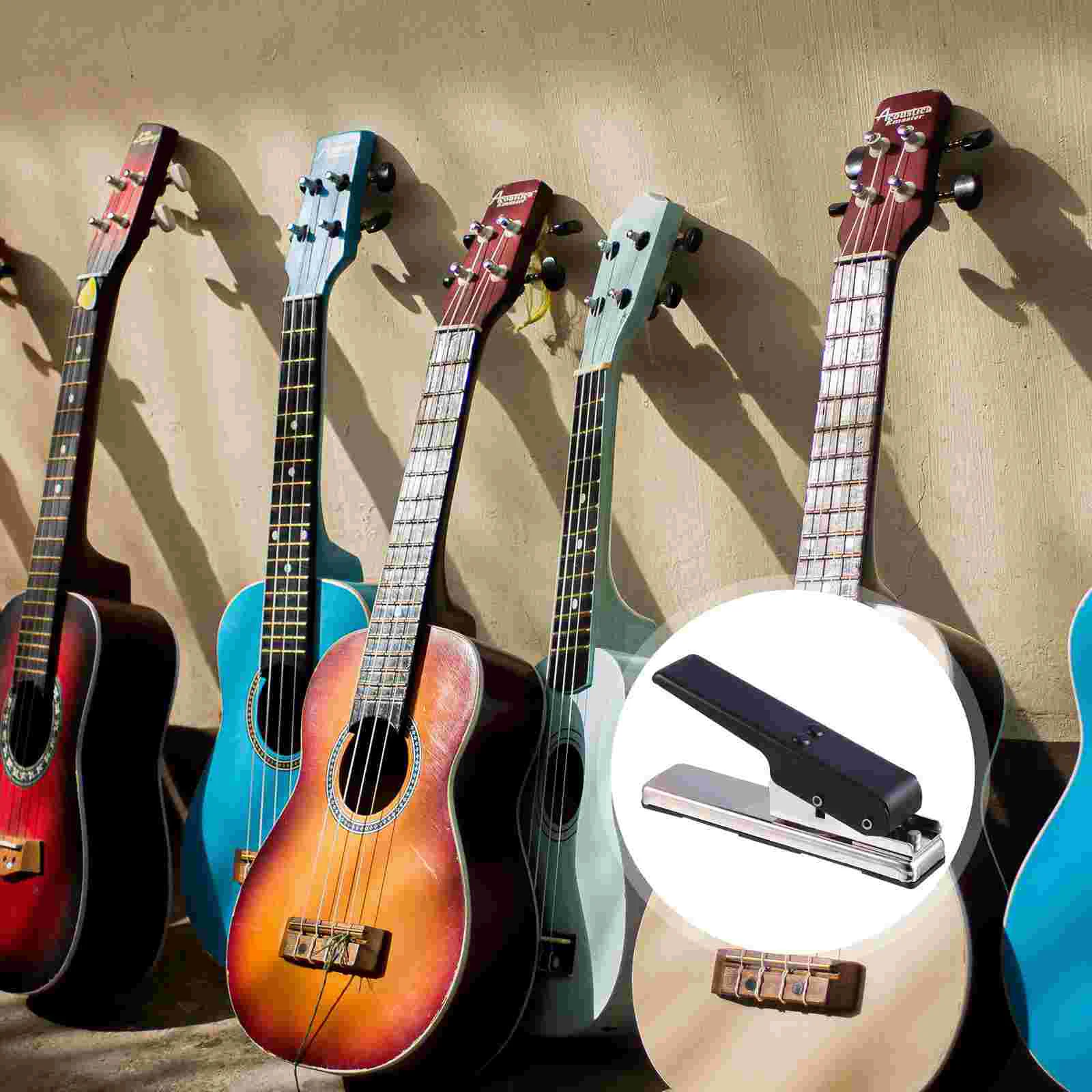 

Electric Guitars Punch Plectrum Tool DIY Picks Sandpaper Hole Punches Accessories Pickup Black Pickups