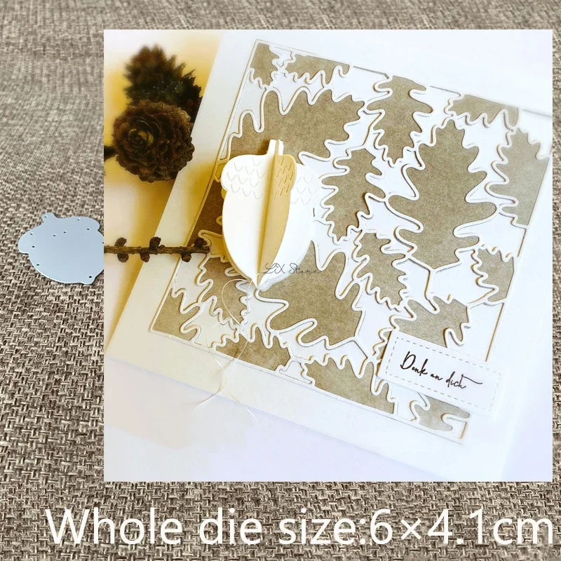 New Design Craft Metal stencil mold Cutting Dies 3D nut decoration scrapbook die cuts Album Paper Card Craft Embossing