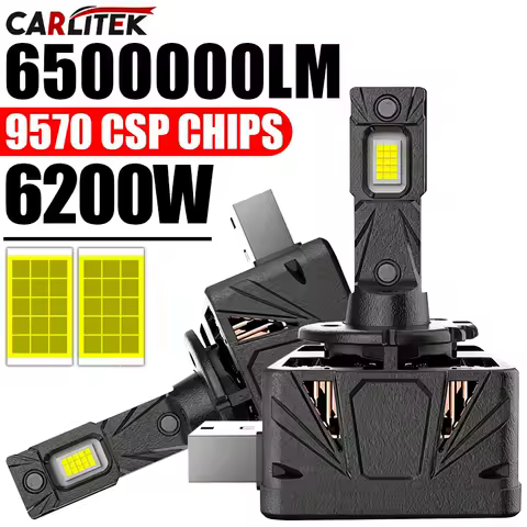 6200W D1S D3S LED CANBUS Headlight Bulb Xenon D8S D1R D3R Turbo 6200000LM Auto Light 1:1 HID Super CSP Chip 6000K Car Lamp 12V