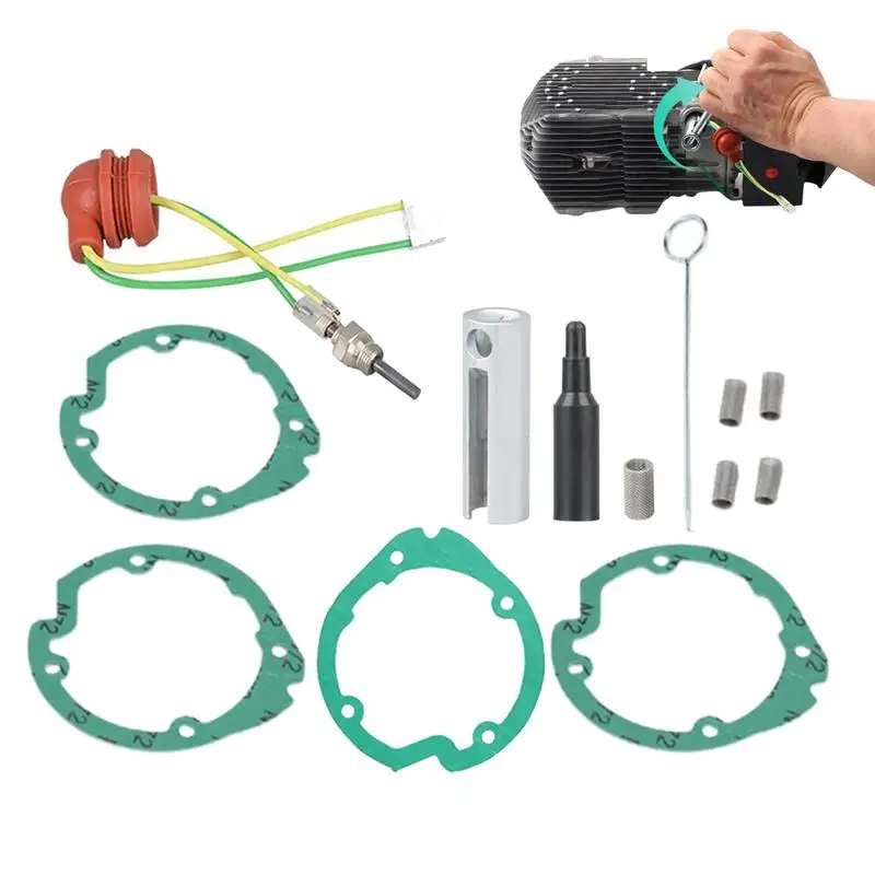Ceramic Car Glow Plug Repair Kit 12V 2KW 5KW Car Air Diesel Parking Heater Repair Parts For Car Truck Boat Glow Plug Repair