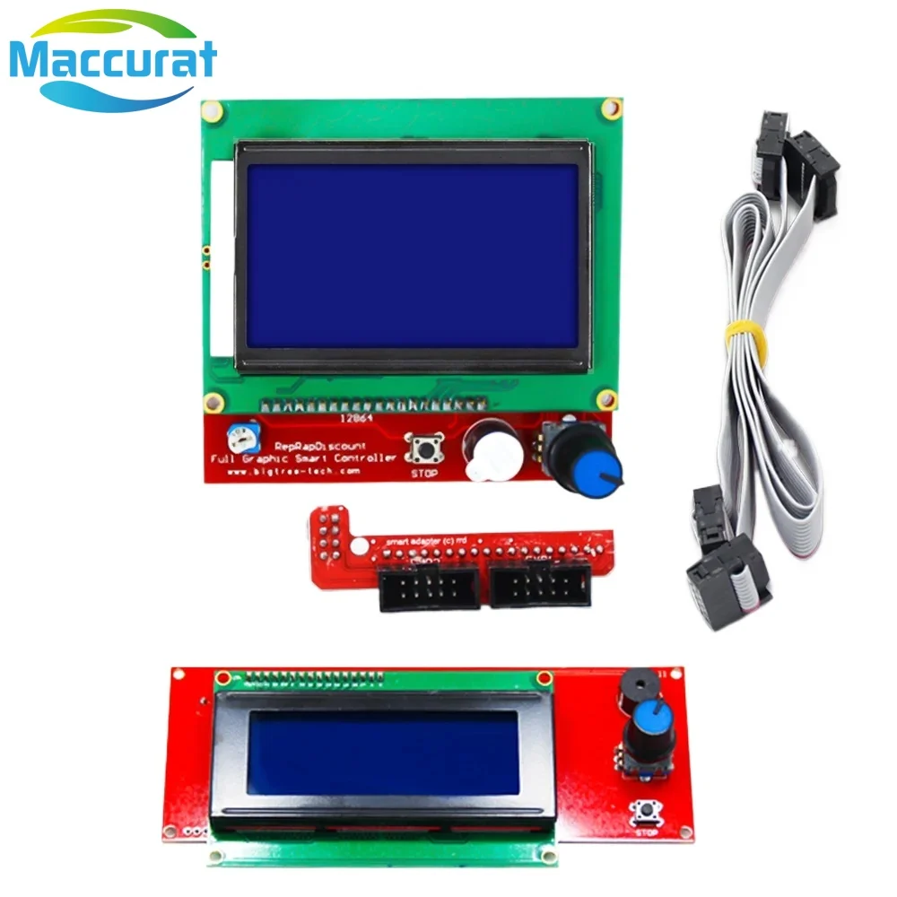 2004 Lcd 12864 Display 3D Printer Reprap Smart Adapter Controller Reprap Ramps 1.4 1.6 Mega 2560 Board 2004LCD Controle