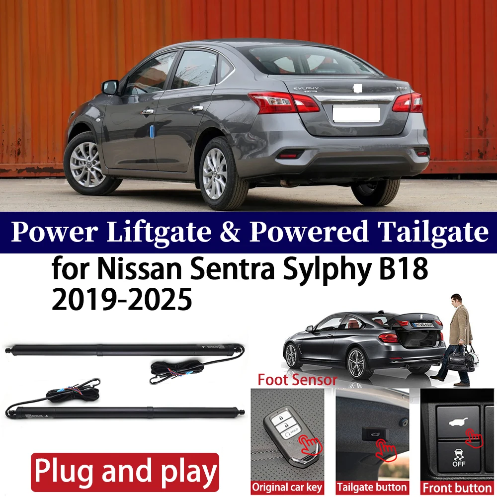 for Nissan Sentra Sylphy B18 2019-2025 Car Auto Power Electric Tailgate Liftgate Lift Trunk Closer System Boot Lift Motor Kit