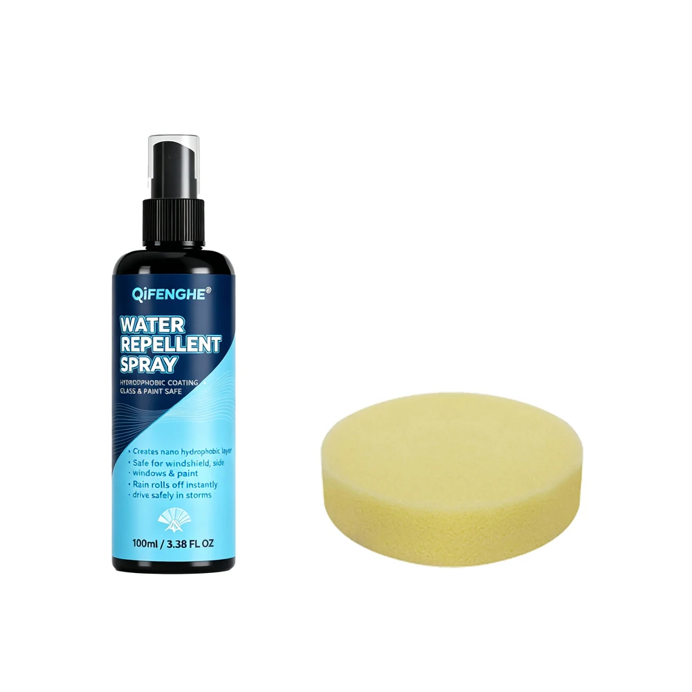 Rain-Repellent Glass Treatment with Anti-Fog, Forms Beads for Clear Sight, Enhances Driver Safety, 100ml.