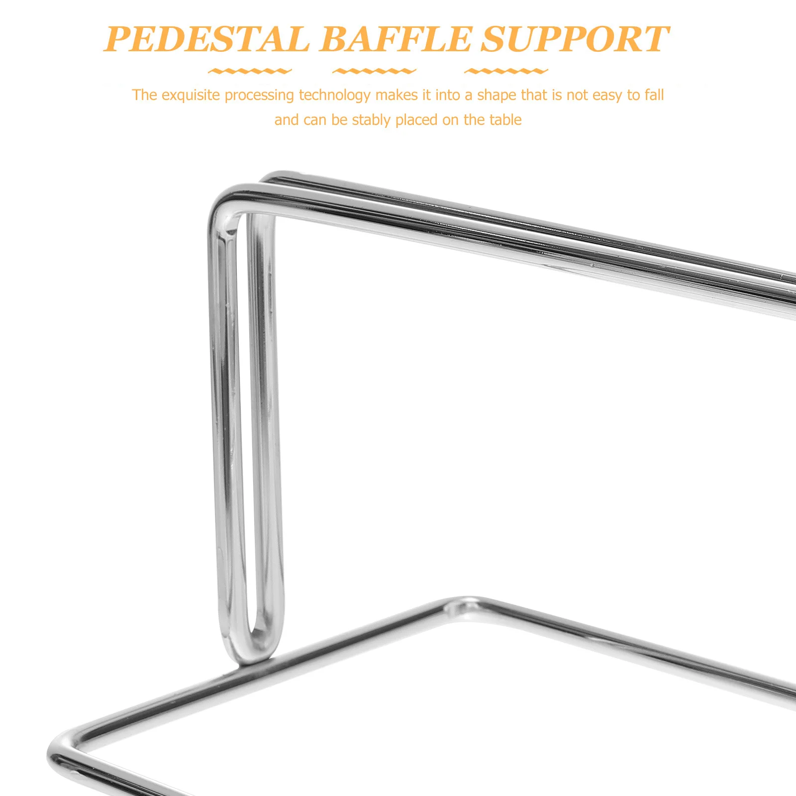 

4pcs Stainless Steel Partition Brackets Screen Divider Holder For Office Desk Privacy Metal Baffle Support Multi-