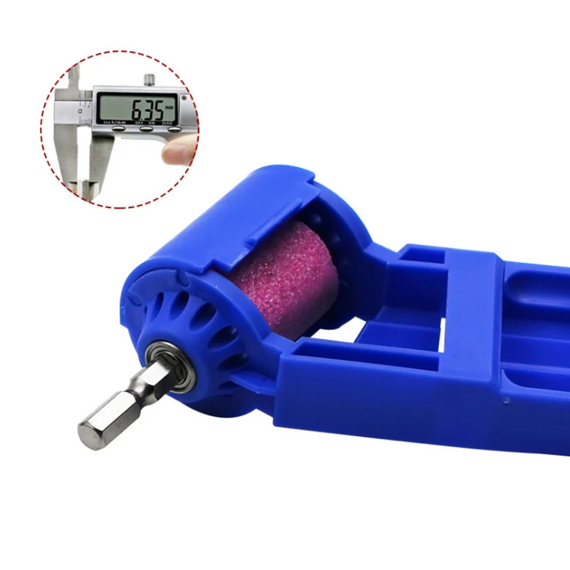 เจาะ Bit Sharpener 2-12.5มม.แบบพกพาคอรันดัมบดล้อเจาะ Bit Sharpener เจาะไทเทเนียมแบบพกพาเจาะ Powered เครื่องมือ
