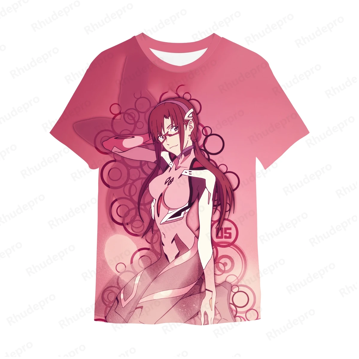 EVA-01 Testtyp Neon Genesis Evangelion gedruckt T-Shirt T-Shirt übergroße Tops Kurzarm Herrenmode Fitness studio Kinder kleidung