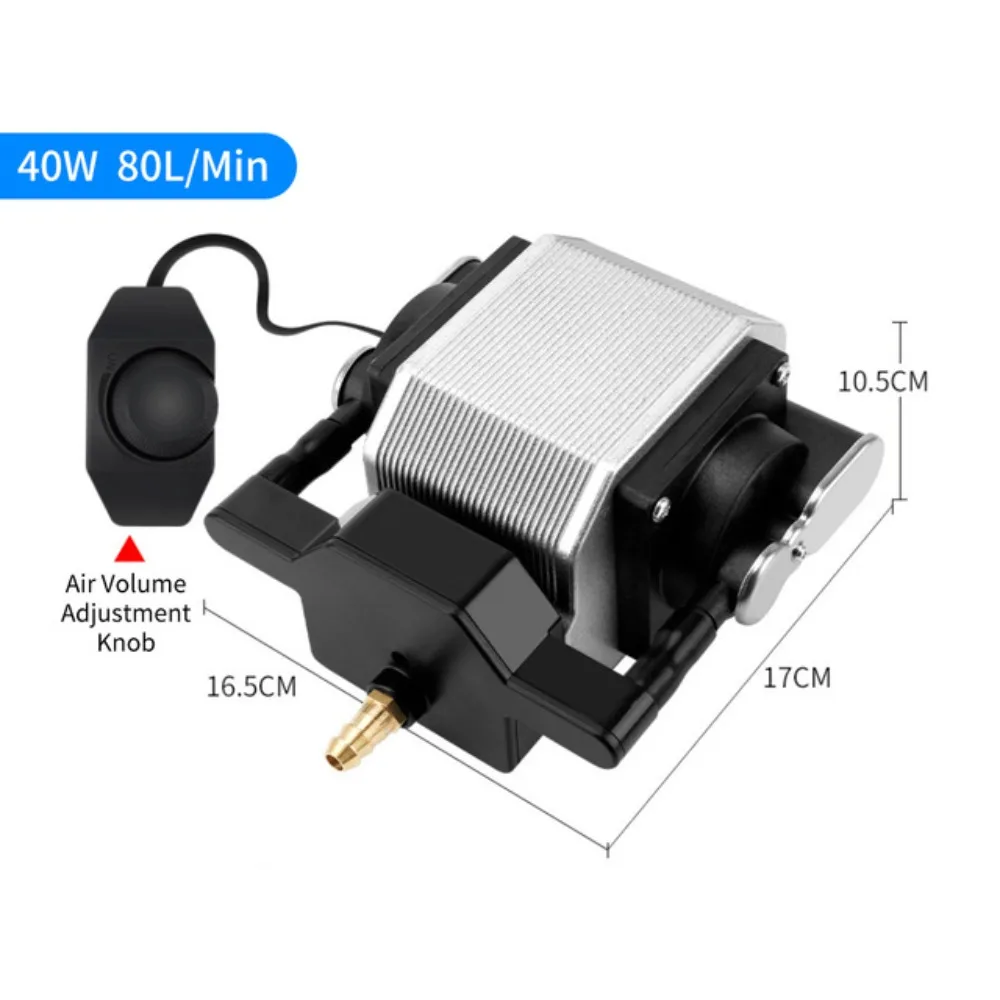 220V 40W 80L Laser Air Auxiliary Pump, Air Compressor Suitable for DIY Laser Engraving Machine Accessories