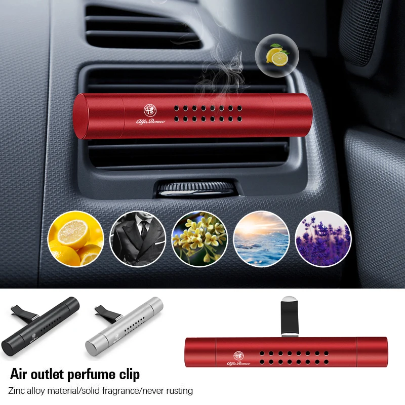 سيارة تنفيس العطر الناشر العطور منقي هواء ل ألفا روميو 156 159 147 4C 8C 166 جوليا جوليتا ميتو ستيلفيو العنكبوت GT #1