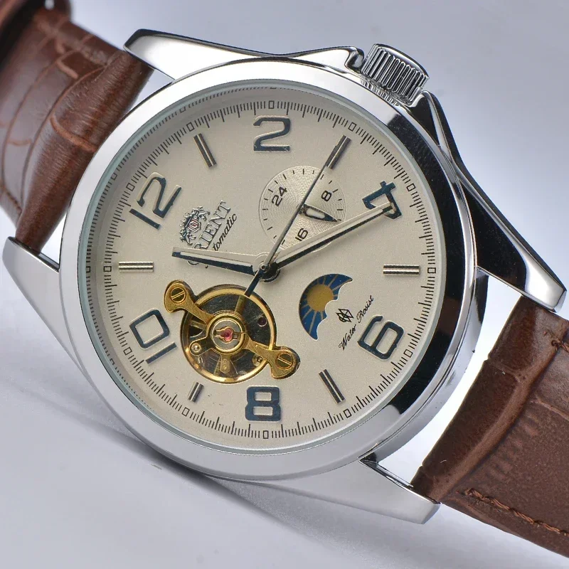 Relojes Orient, reloj AAA de alta calidad, camiseta nueva, reloj para hombre, Tourbillon mecánico automático multifunción de lujo totalmente de acero