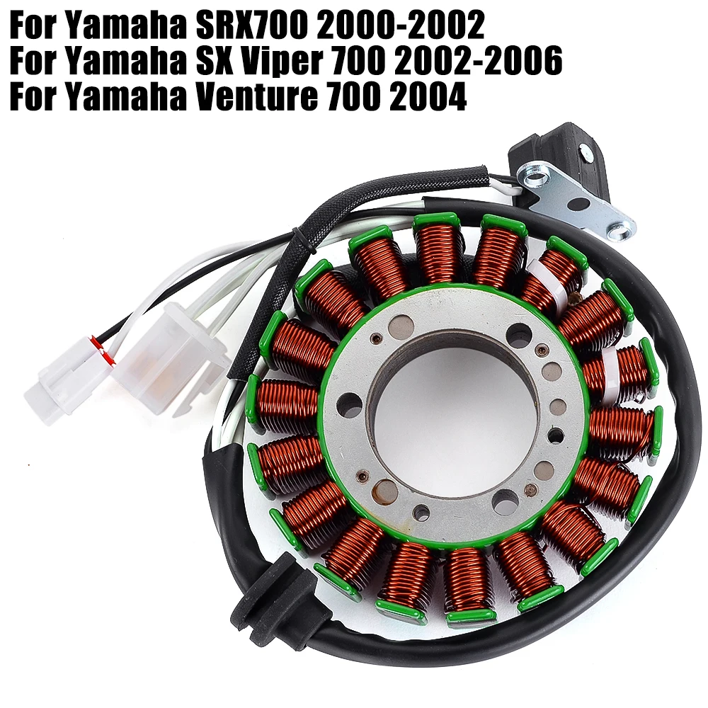 

Stator Coil For Yamaha SRX700 XSR SX Viper 700 2002-2006 Venture 8EK-81410-10 8EK-81410-01 8DN-81410-00 8EK-81410-00