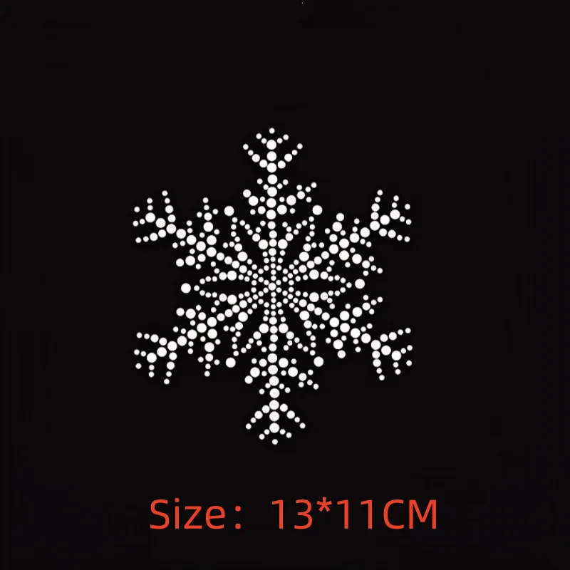 

Christmas Snow Flower iron on rhinestone appliques strass iron hot fix rhinestone transfer motifs iron on rhinestone motifs