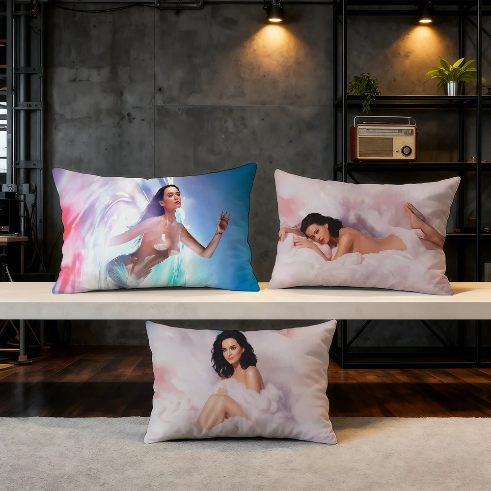 Singer K-Katy P-Perry Cushion Cover Hit Product Home Sofa Living Room Double-sided Soft Decorative Pillow Cover