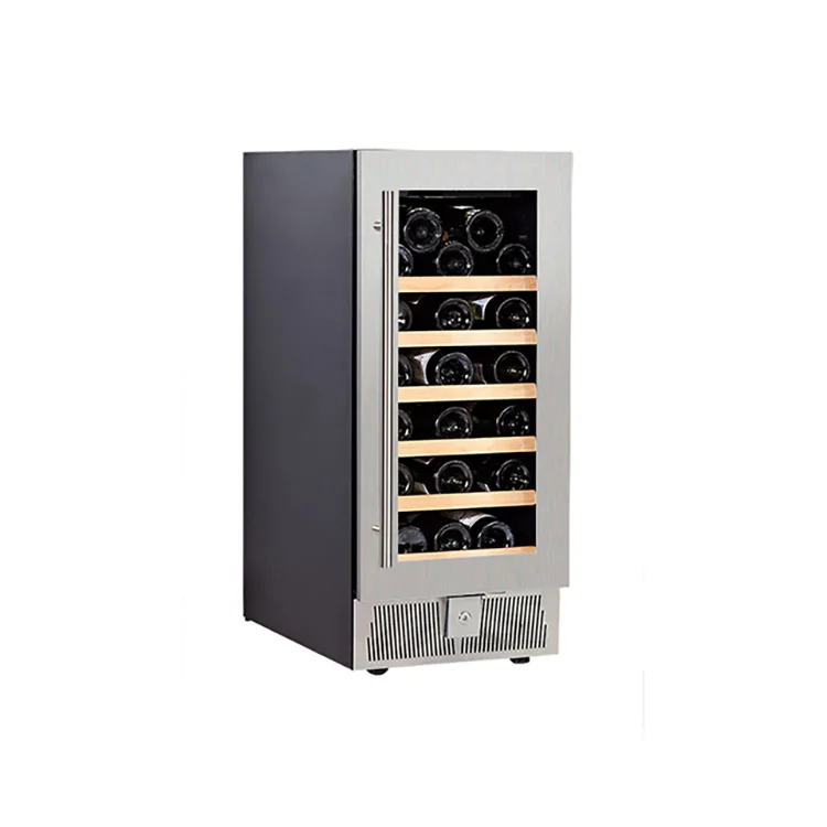 

New Design Electric Stainless Steel Freestanding Dual Zone Wine Cellar Wine Cooler Cabinet With Fridge For Household & Hotel Use