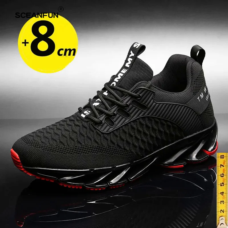 Increased 6cm 8cm Shoes For Boy Inner Heightening Men'S Sneakers Tenis Masculino Mens Fashion Casual RunninIng Shoes lift