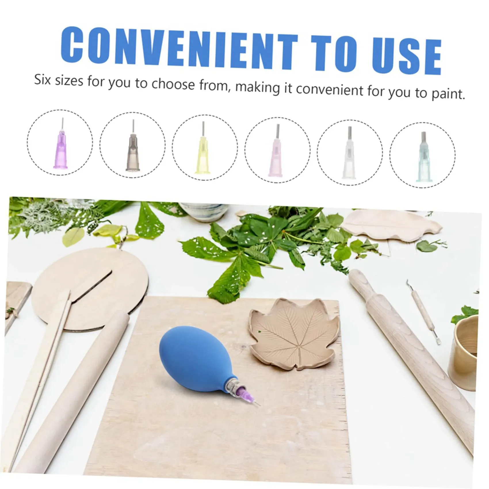 

【Festival】2X Precision Pottery Tools Kit Squeeze Bottle Glaze Applicator And Needle Precision Applicator