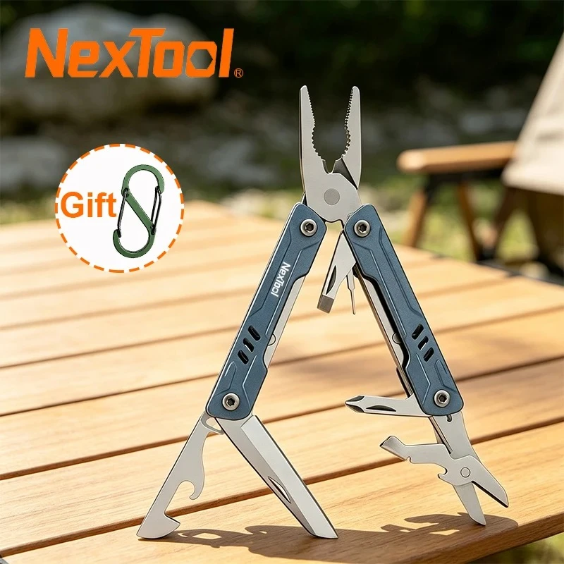 NexTool Mini Sailor S11 12-in-1 Keychain Multi Tool Pliers Portable Pocket Tool Outdoor EDC Folding Scissors Screwdriver