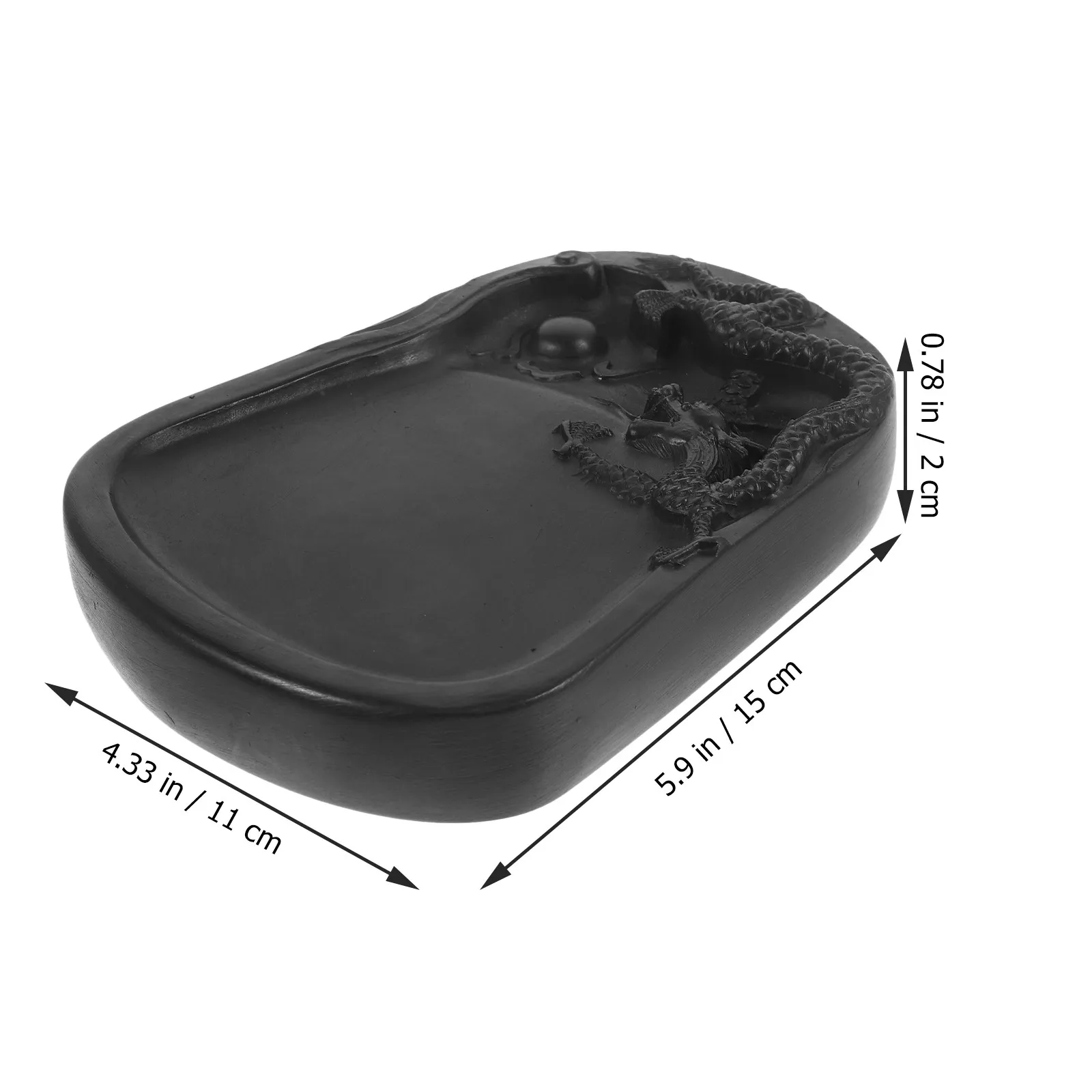 Portable Chengni Inkstone for Chinese Calligraphy & Painting – Flat Bottom Desktop Grinding Slab