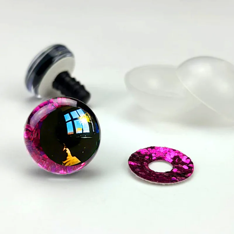 20 einzigartige „Auge“-Spielzeuge, erhältlich in den Größen 14–20 mm, 3D-Cartoon-förmige blinkende Augen, sichere Augen für DIY-Bastelarbeiten. – Detail 12
