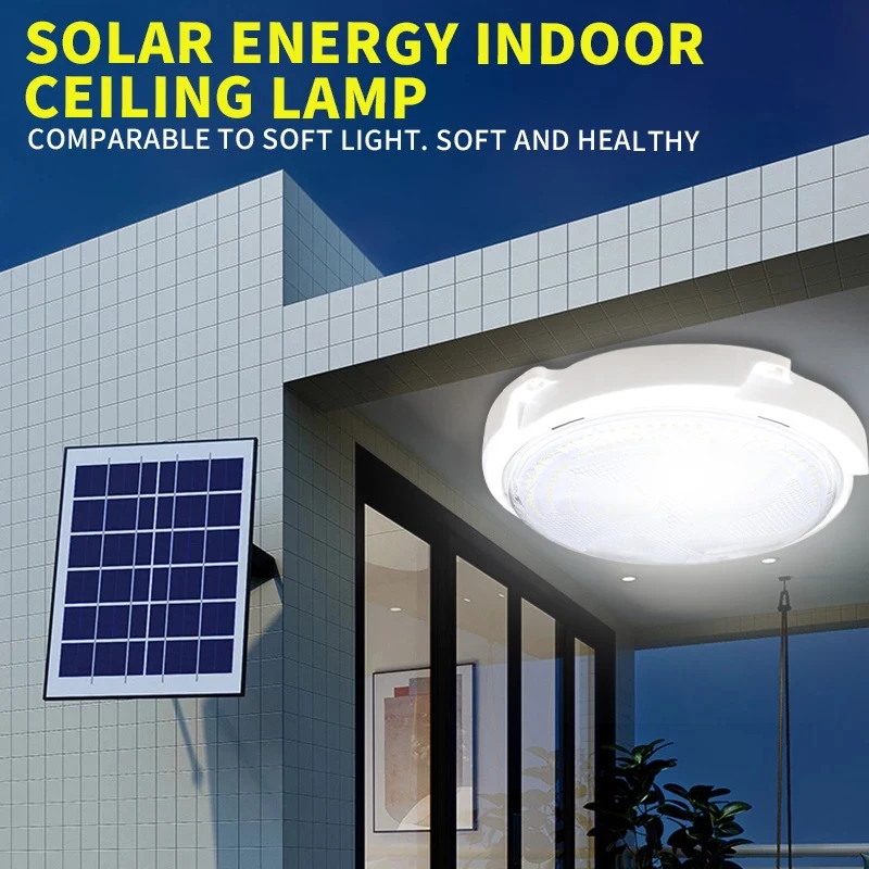 Energy Saving Indoor Solar Ceiling light waterproof Outdoor Garden pandent light With Line Corridor light for Decor lighting