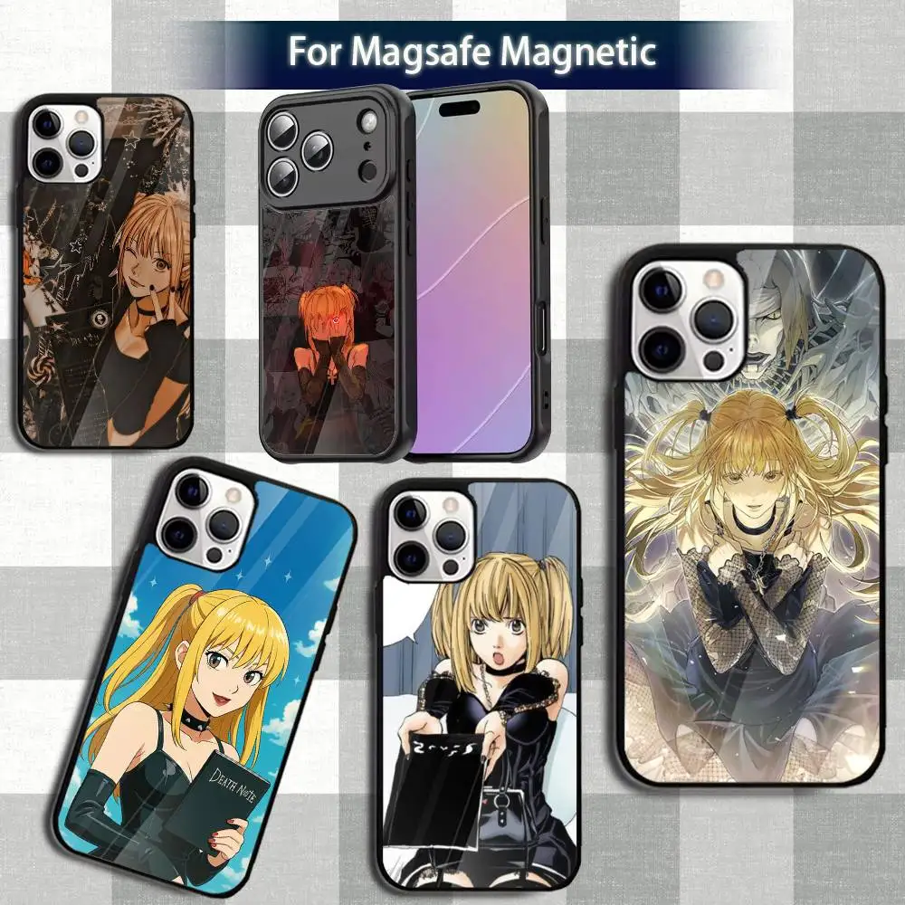 

Death N-Note Misa-es cool Phone Case For iPhone 13,12,15,17,11,16,14,Pro,Max,Plus,Mini,Magsafe,Magnetic Wireless Charging Case