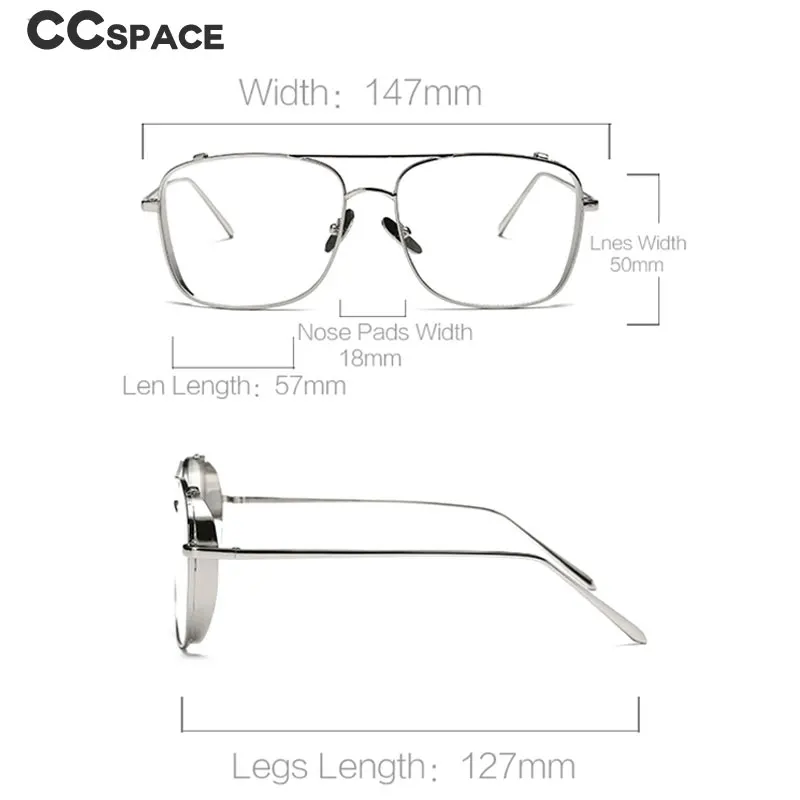 53354 Steampunk metalowe oprawki do okularów nowe Retro męskie damskie modne okulary marka projektant wysokiej jakości okulary — zdjęcie 7