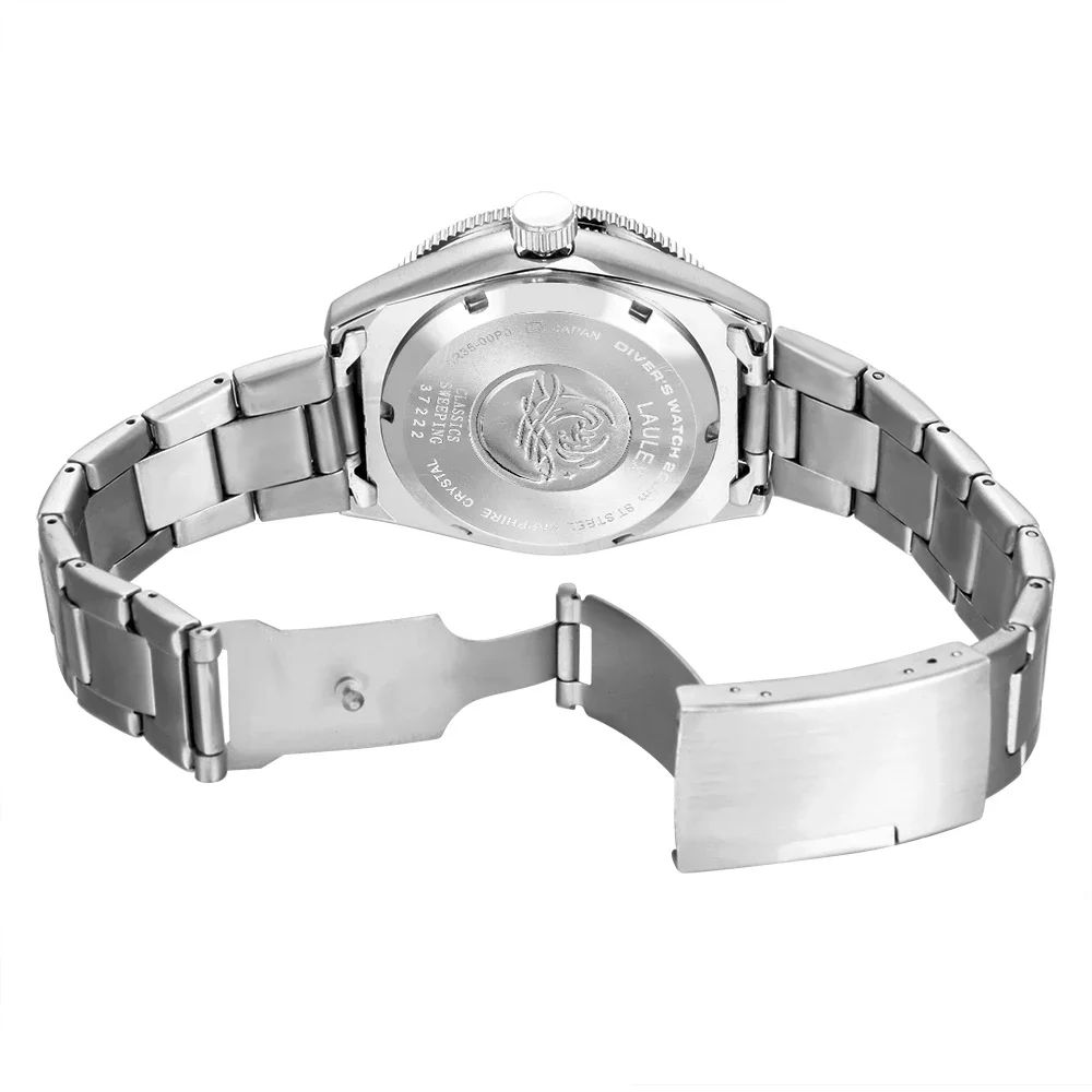 Fashionable Men\'s Luxury LAULEX Brand Automatic Date Business Scanning Movement Business Quartz Popular Brand Men\'s Wristwatch
