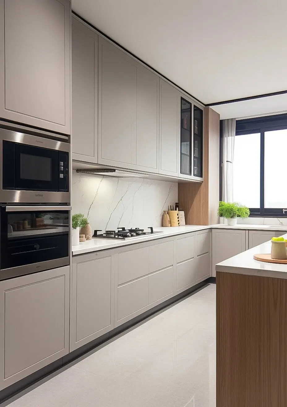 ^Overseas Solid Wood Whole Cabinet Kitchen System Furniture Factory Direct Supply