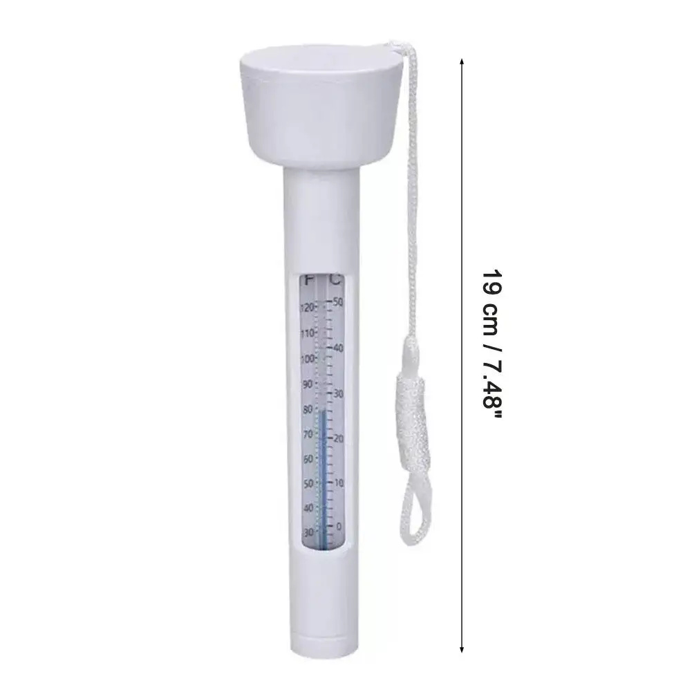 1/2 Stück Wasserdichter Schwimmender Pool-Thermometer, Temperaturmessgerät für Außen- und Innen-Schwimmbäder, Spas und Whirlpools – Detail 13