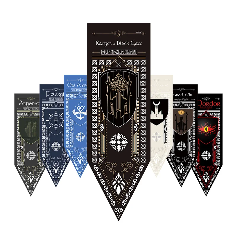 Lotr-Bandera de Minas Morgul barad-dur Black Gate Ranger Dol Amroth Imrahil Pelargir, decoración del hogar, banderas, decoración, cenefa New2