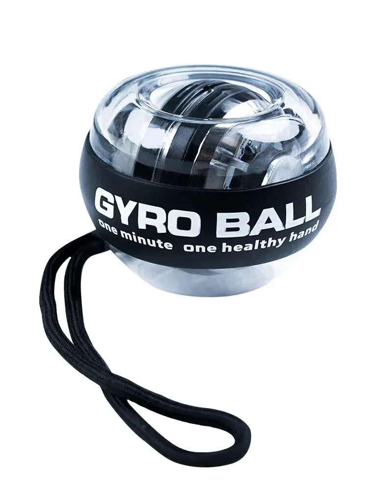 Piłka LED na nadgarstek Power Trainer Ball Auto-Start Żyroskopowy przyrząd do ćwiczeń dłoni i przedramienia Mocna piłka żyroskopowa na nadgarstek Sprzęt do ćwiczeń sportowych — zdjęcie 2